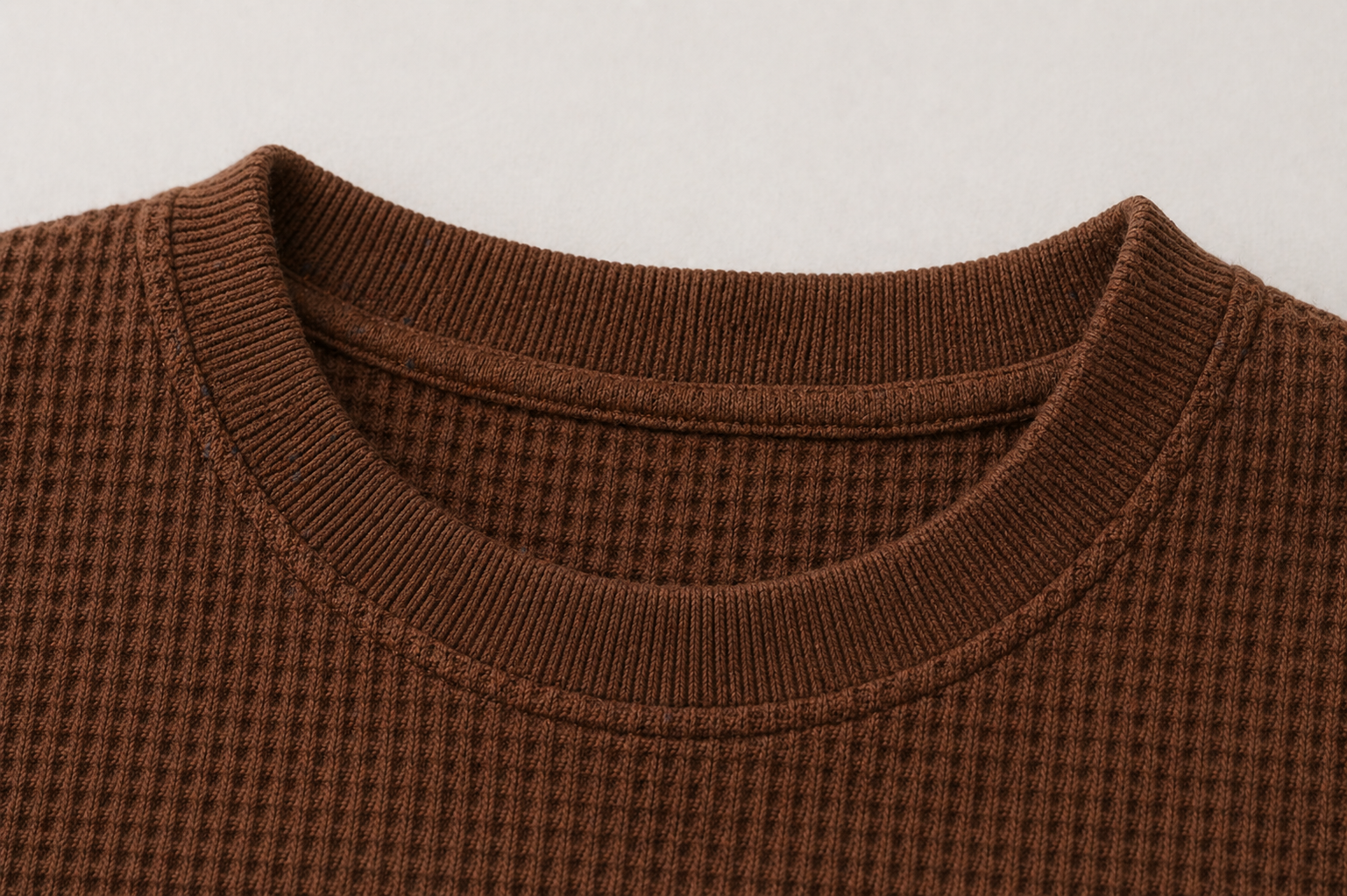 Coffee Oversize Waffle T-Shirt