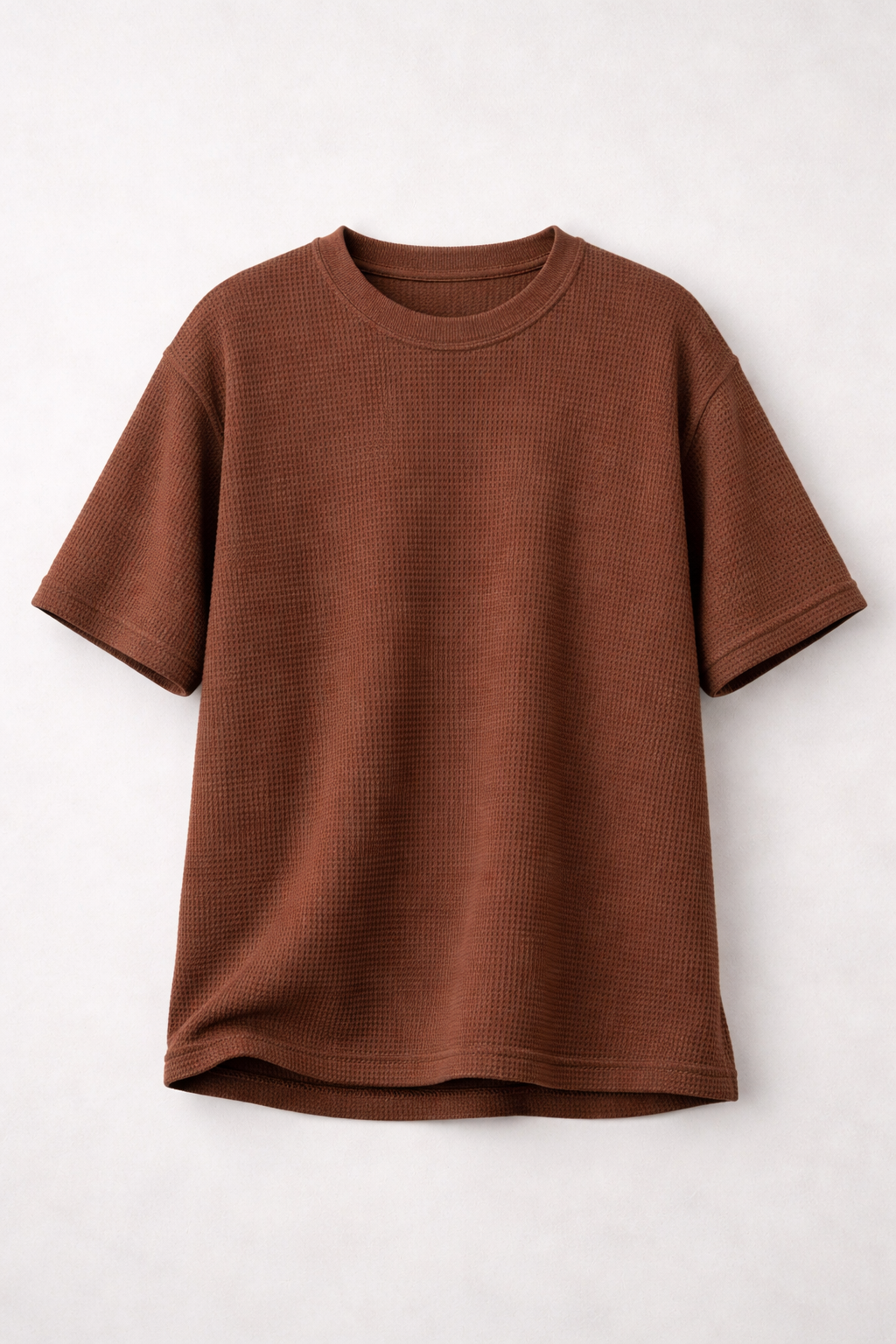 Coffee Oversize Waffle T-Shirt